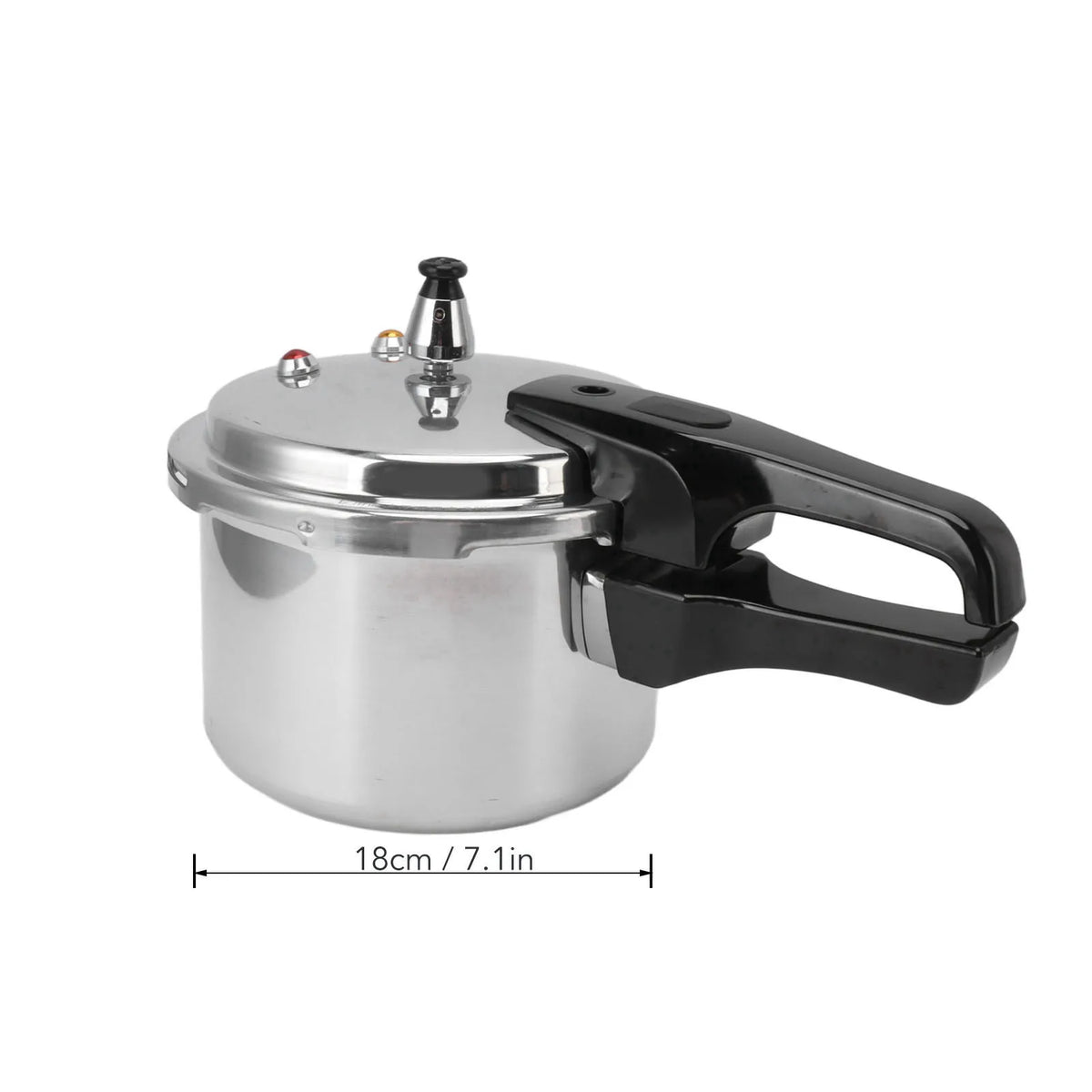 Aluminium Alloy Mini Pressure Cooker 3 Liter Aluminium Alloy Pressure Cooker 18cm Bottom 3L Mini Pressure Cooker for Gas Stove