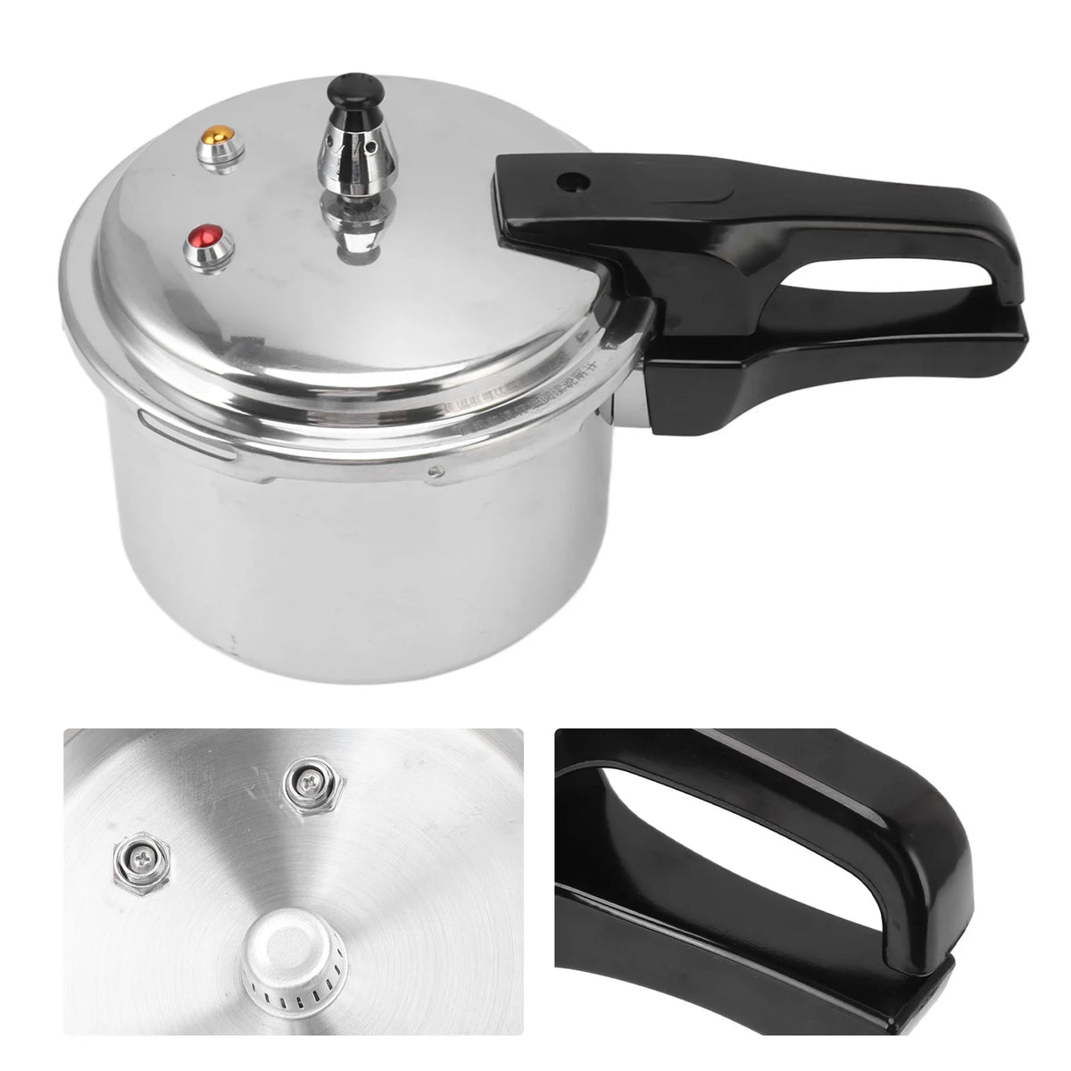 Aluminium Alloy Mini Pressure Cooker 3 Liter Aluminium Alloy Pressure Cooker 18cm Bottom 3L Mini Pressure Cooker for Gas Stove