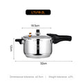 Liantong 2L Stainless Steel Mini Pressure Cooker CE Certified Explosion-Proof Fast Cooking Energy-Saving Rice & Food Cookware
