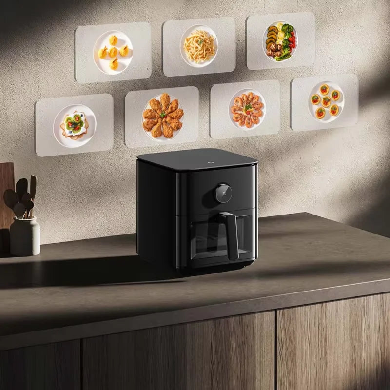 XIAOMI MIJIA Electric Air Fryer N1 5L Oil-Free Automatic Convection Oven with Far Infrared Heating 1200W for Healthy Frying