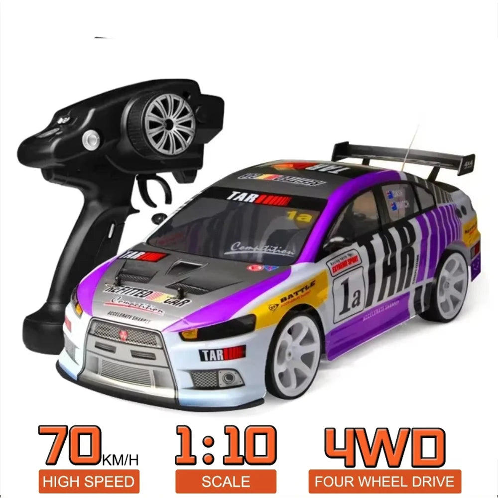 HOT 1:10 4wd 70km/H High Speed Drift Racing RC Car Simulation Gtr Car Toy Off-Road Rc Car Kids Toys