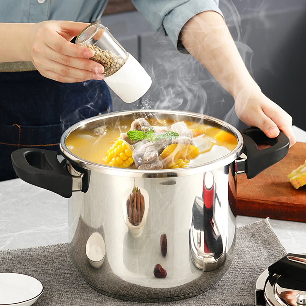 Fenghui 12L 304 Stainless Steel Pressure Cooker CE Certified Heavy-Duty Explosion-Proof Large Capacity Kitchen Appliance