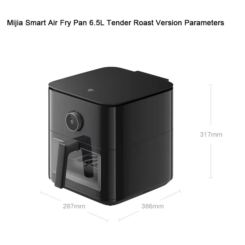 XIAOMI MIJIA Electric Air Fryer N1 5L Oil-Free Automatic Convection Oven with Far Infrared Heating 1200W for Healthy Frying