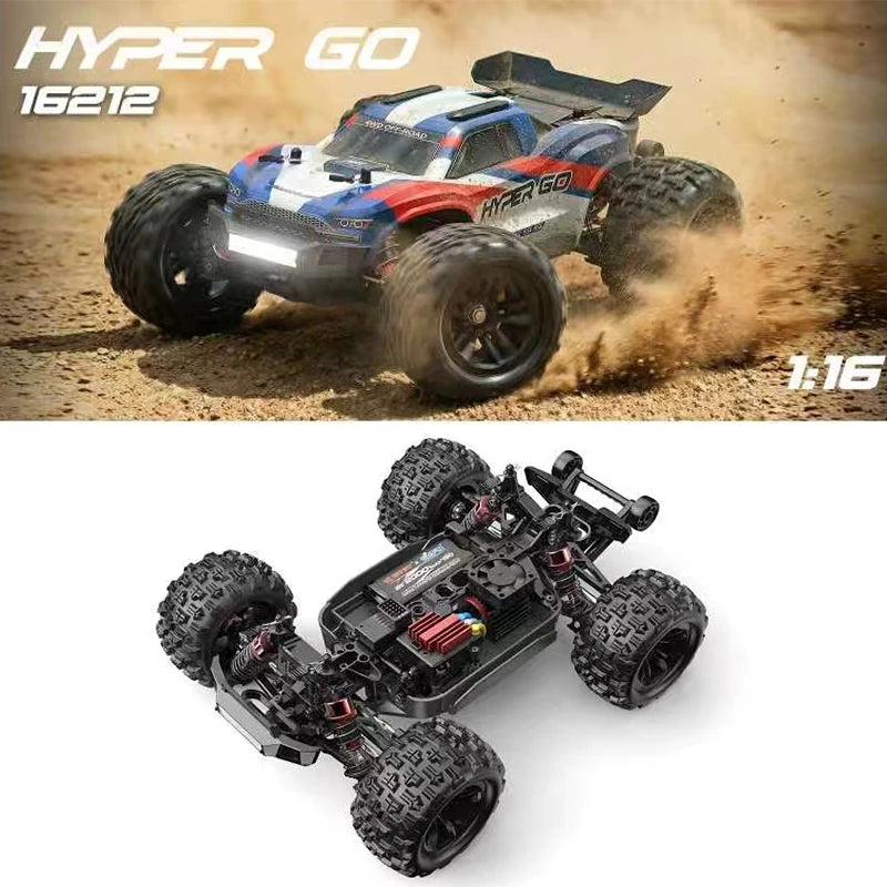 MJX Hyper Go 16212 16213 16218 1/16 4WD RC Car 60KM/H Brushless  RC Racing Car 2.4G Remote Control Cars Off-Road Truck Toys