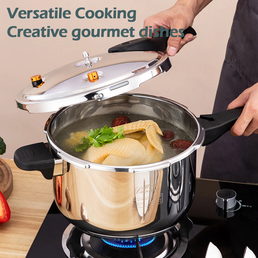 Liantong 2L Stainless Steel Mini Pressure Cooker CE Certified Explosion-Proof Fast Cooking Energy-Saving Rice & Food Cookware