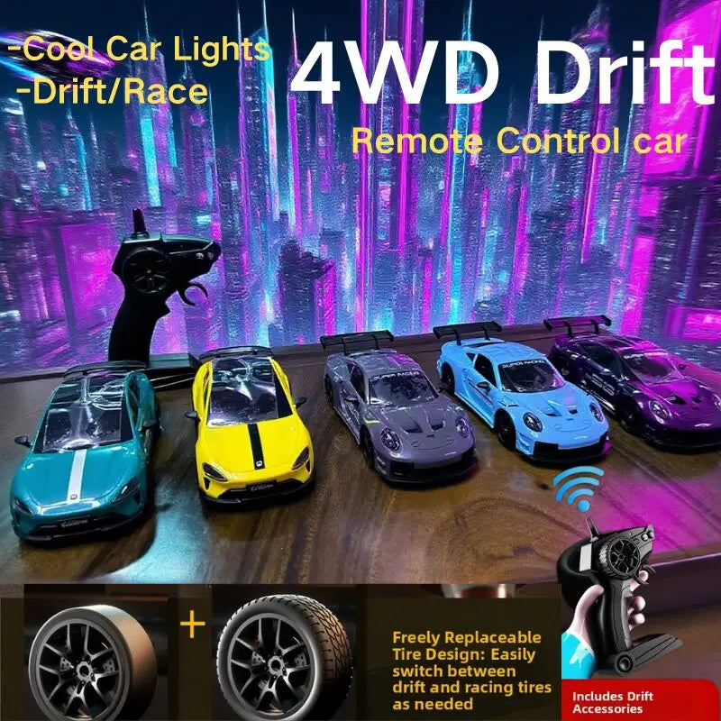 2026 New, Limited Edition Rc Drift GT3 RS 911 Mi SU7 1:24 Drift Racing Car, Kids Gift with High Speed Remote Control