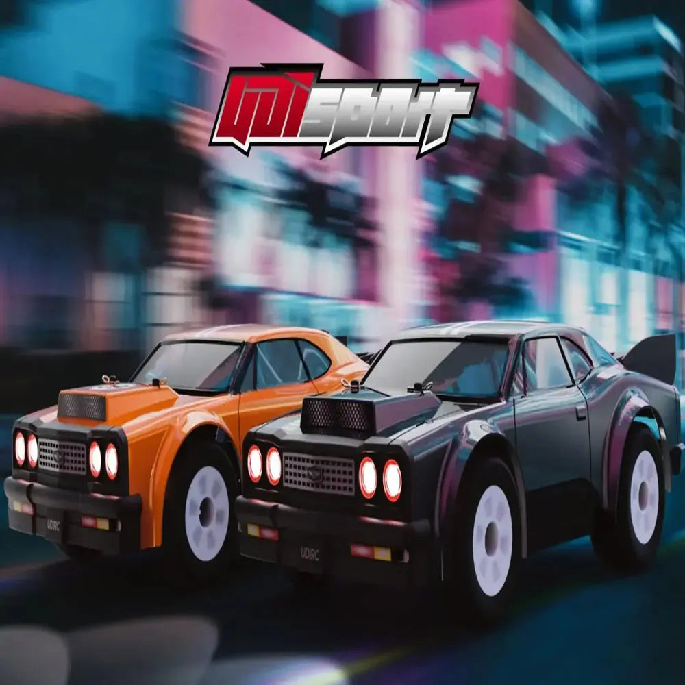UDRIC UD1609 1/16 Scale 4WD Brushless RC Rally Car, High Speed Remote Control Drift Racing Vehicle with LED Lights Adults Kids