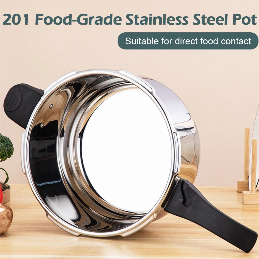 Liantong 2L Stainless Steel Mini Pressure Cooker CE Certified Explosion-Proof Fast Cooking Energy-Saving Rice & Food Cookware